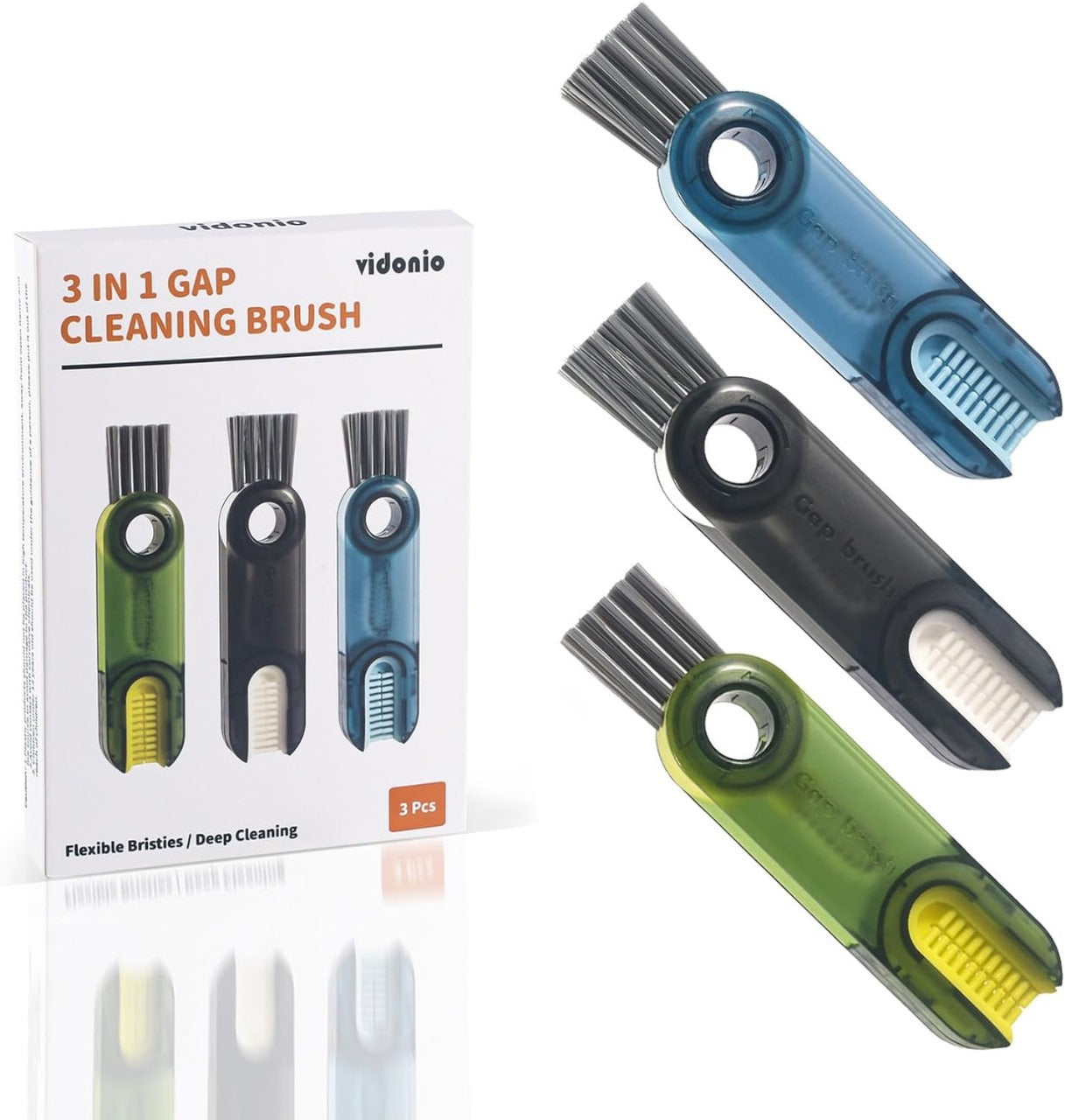 3-in-1 Cup Lid Gap Cleaner Set