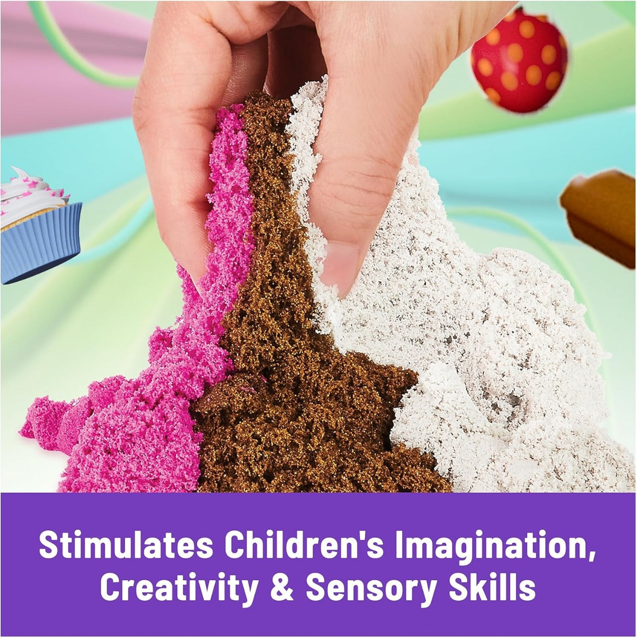 Kinetic Sand Scents, Ice Cream Treats Playset